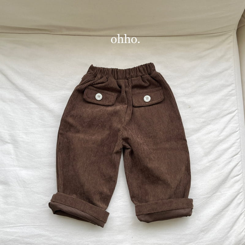 Ohho - Korean Children Fashion - #littlefashionista - Plain Pants - 3