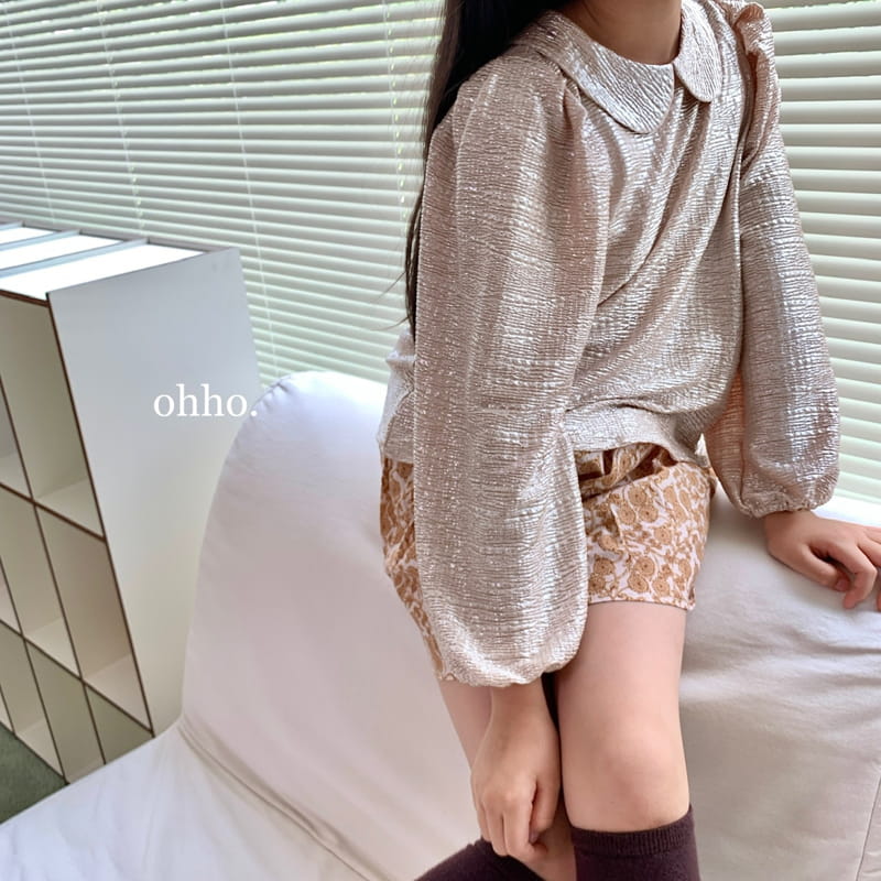 Ohho - Korean Children Fashion - #littlefashionista - Shining Blouse - 11