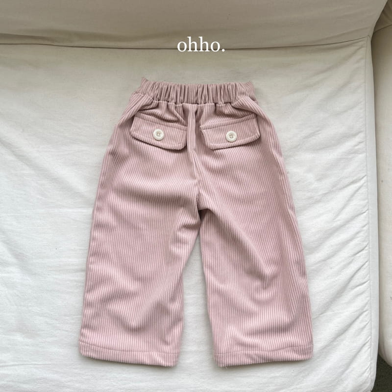 Ohho - Korean Children Fashion - #prettylittlegirls - Plain Pants - 6