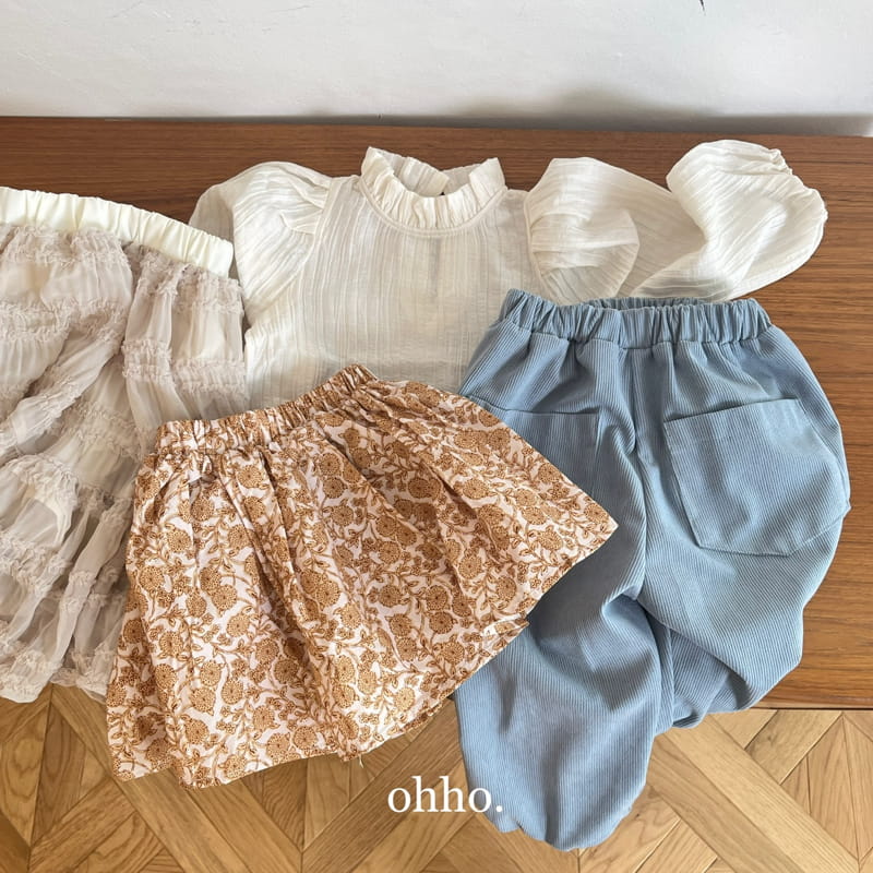 Ohho - Korean Children Fashion - #prettylittlegirls - Oganja Frill Blouse - 5