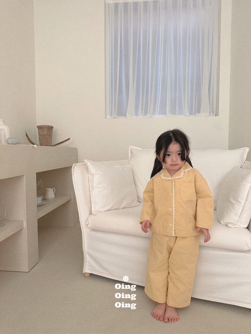 Oing - Korean Children Fashion - #Kfashion4kids - Lace Pajama Set