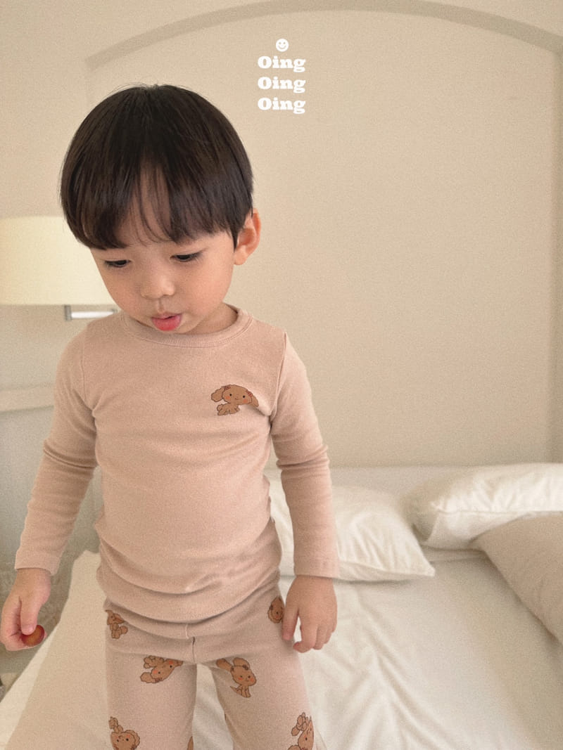 Oing - Korean Children Fashion - #discoveringself - Puppy Top Bottom SEt - 5