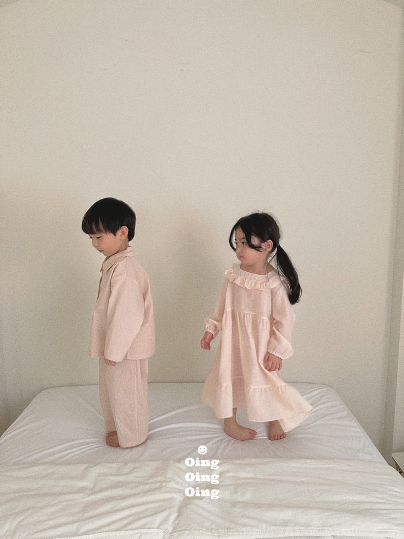 Oing - Korean Children Fashion - #fashionkids - Zan Pajama Top Bottom Set - 4