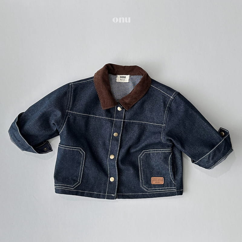 Onu - Korean Children Fashion - #kidsshorts - Stitch Jacket