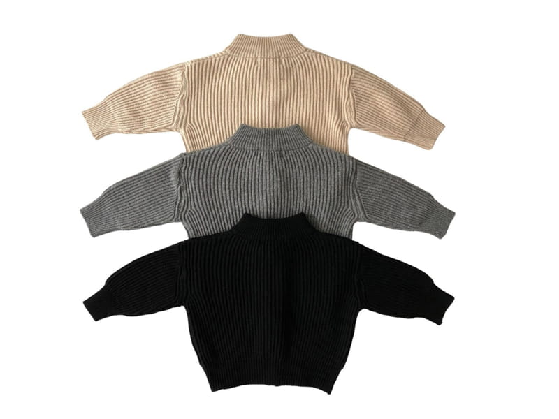 Our - Korean Children Fashion - #childofig - Cloi Knit Zip-up - 6