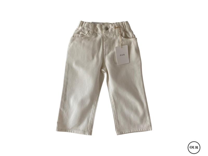 Our - Korean Children Fashion - #designkidswear - Mello White Jeans