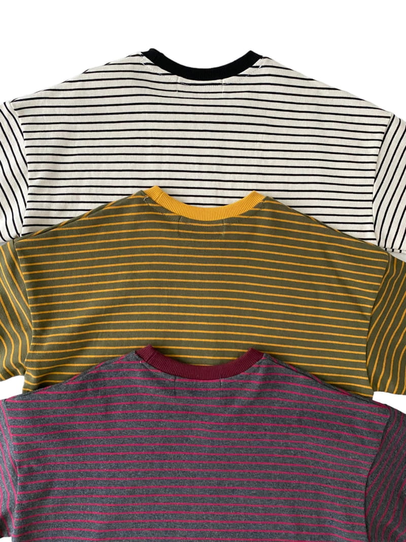 Our - Korean Children Fashion - #discoveringself - Lead Stripes Tee - 7