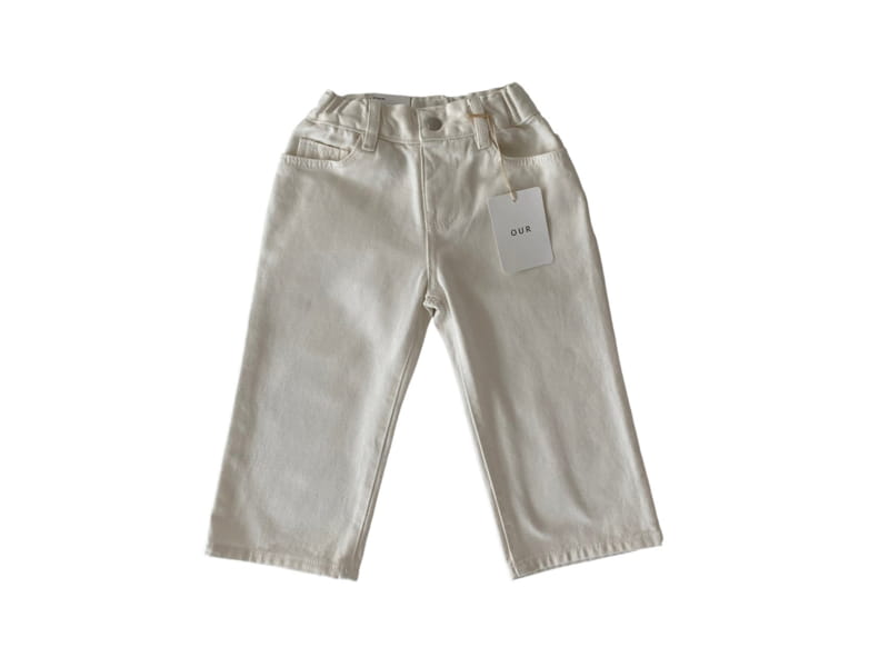 Our - Korean Children Fashion - #fashionkids - Mello White Jeans - 3