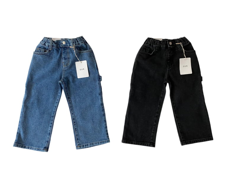 Our - Korean Children Fashion - #kidsstore - Pocket Jeans - 4