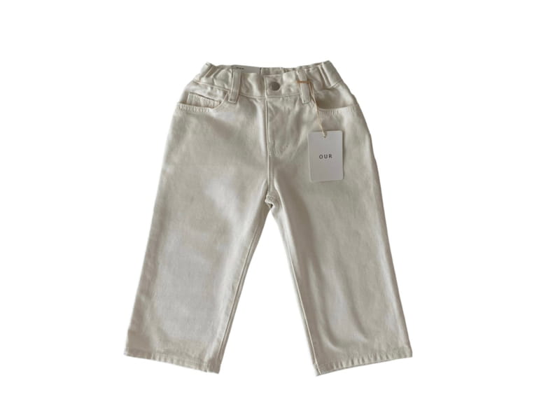 Our - Korean Children Fashion - #littlefashionista - Mello White Jeans - 8