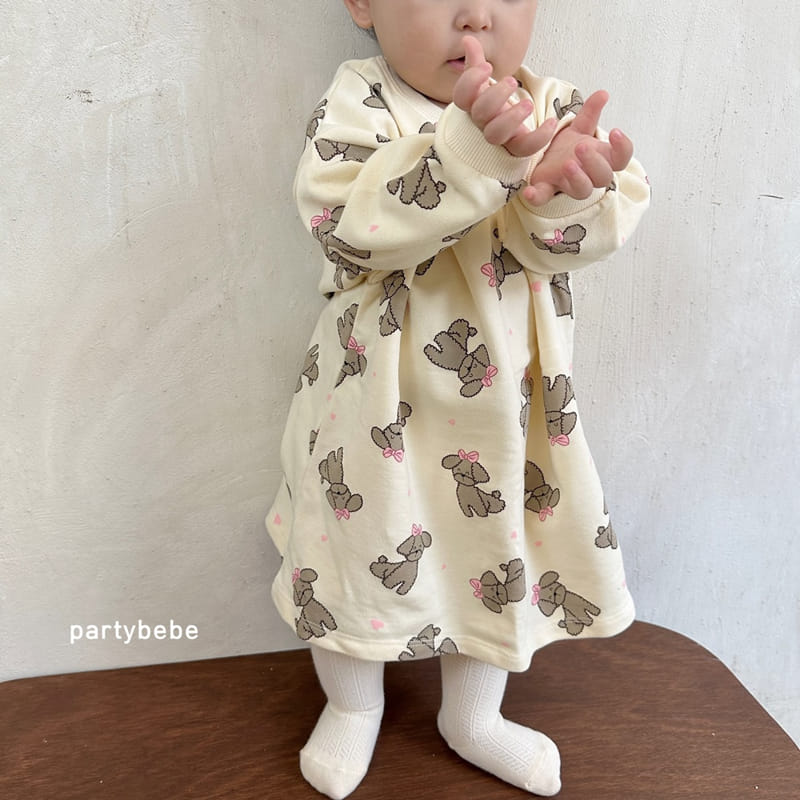 Party Kids - Korean Baby Fashion - #babyboutique - Puppy One-piece