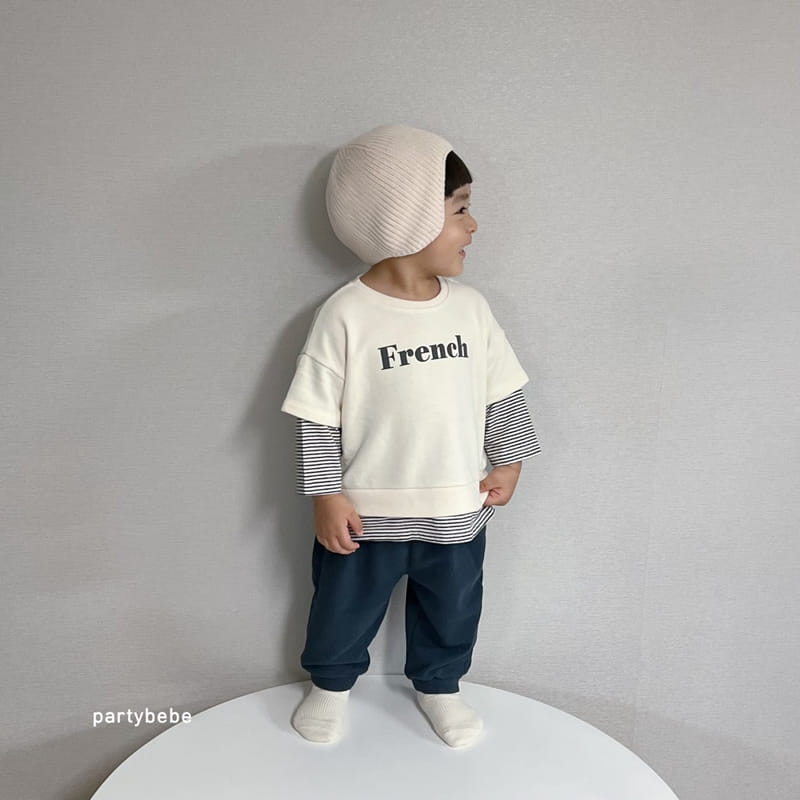 Party Kids - Korean Baby Fashion - #babyboutique - French Sweatshirt - 2