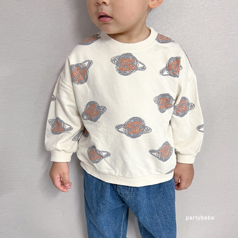 Party Kids - Korean Baby Fashion - #babyboutique - Planet Sweatshirt