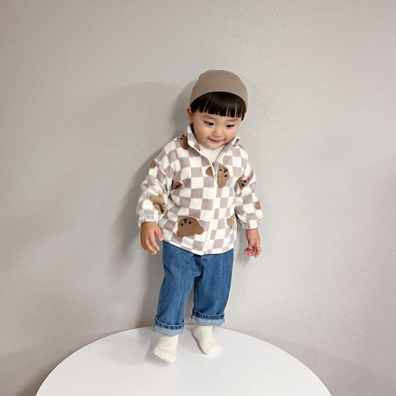 Party Kids - Korean Baby Fashion - #babyboutique - Fleece Jumper