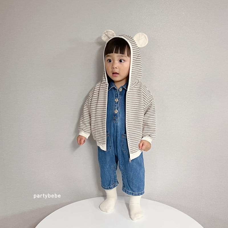 Party Kids - Korean Baby Fashion - #babyboutique - Bear Jumper - 4