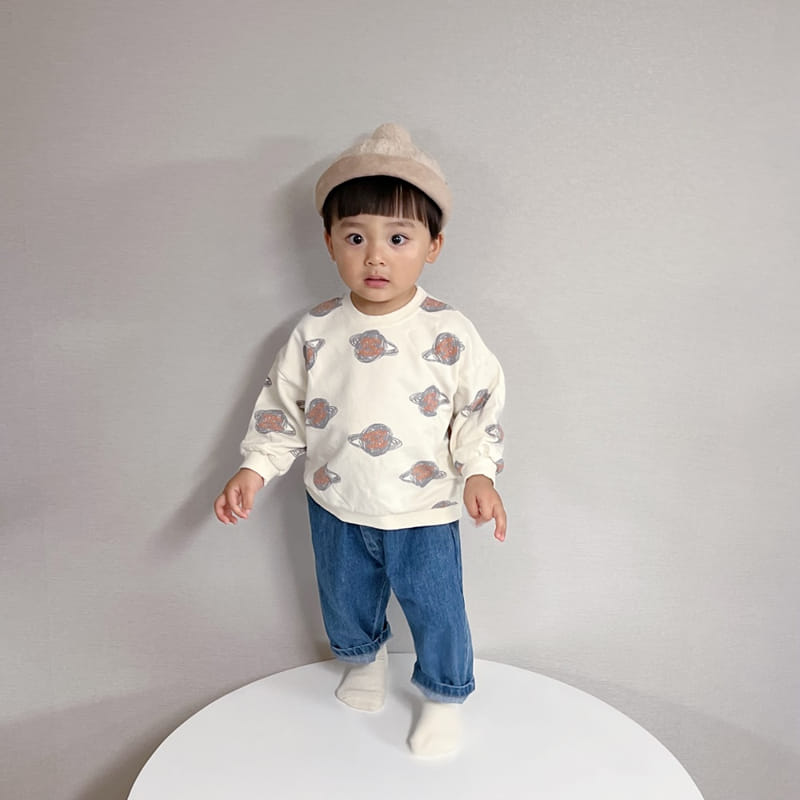 Party Kids - Korean Baby Fashion - #babyboutiqueclothing - Planet Sweatshirt - 3