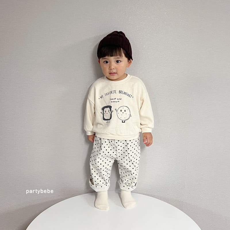 Party Kids - Korean Baby Fashion - #babyclothing - Cookie Sweatshirt - 8