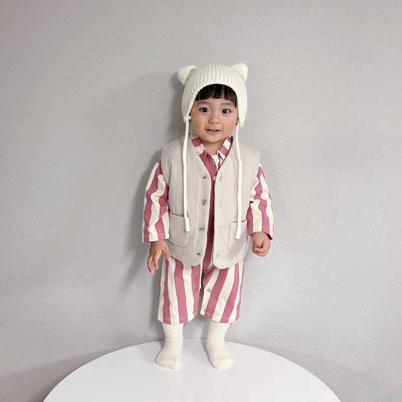 Party Kids - Korean Baby Fashion - #babyclothing - Toto Vest - 6