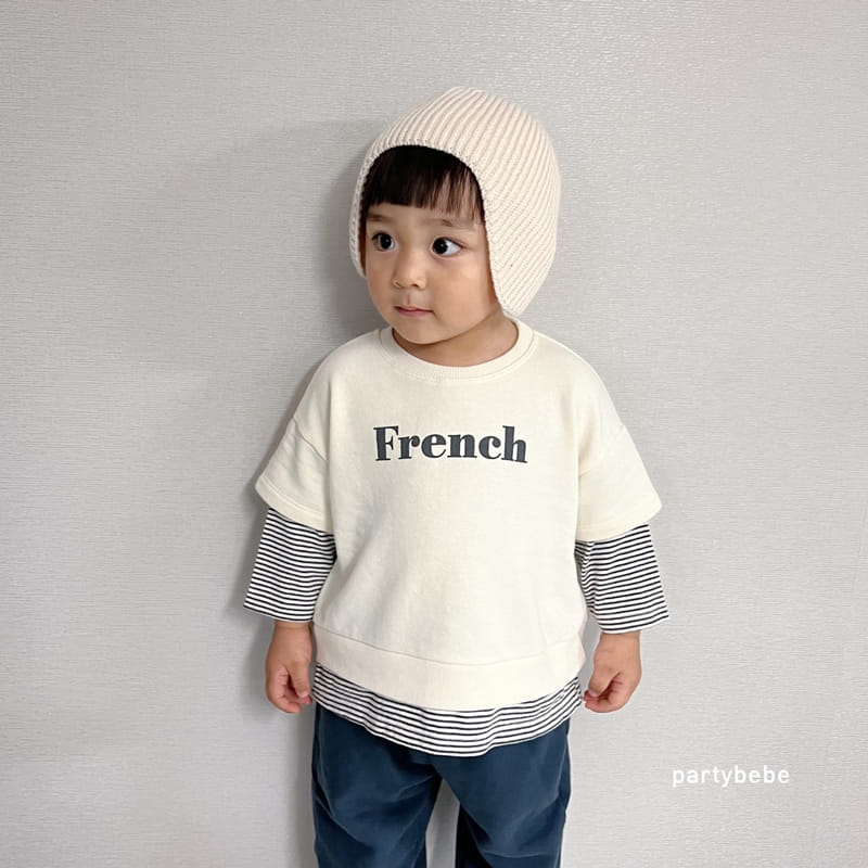 Party Kids - Korean Baby Fashion - #babyclothing - French Sweatshirt - 5