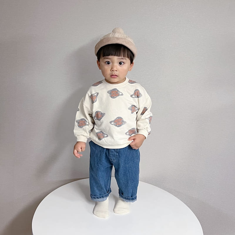 Party Kids - Korean Baby Fashion - #babyboutiqueclothing - Planet Sweatshirt - 4