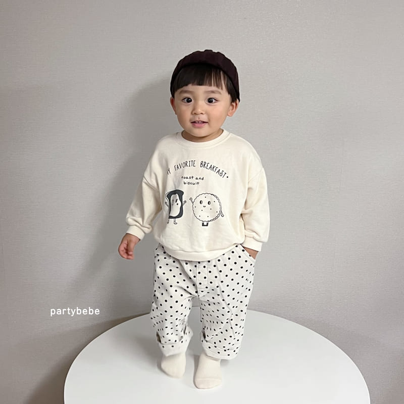 Party Kids - Korean Baby Fashion - #babyfever - Cookie Sweatshirt - 10