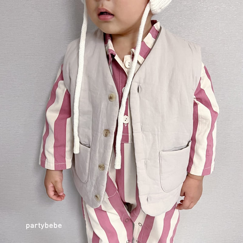 Party Kids - Korean Baby Fashion - #babyfever - Toto Vest - 8