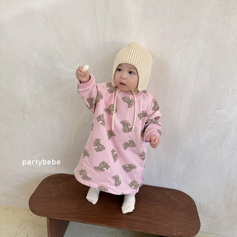 Party Kids - Korean Baby Fashion - #babygirlfashion - Puppy One-piece - 6