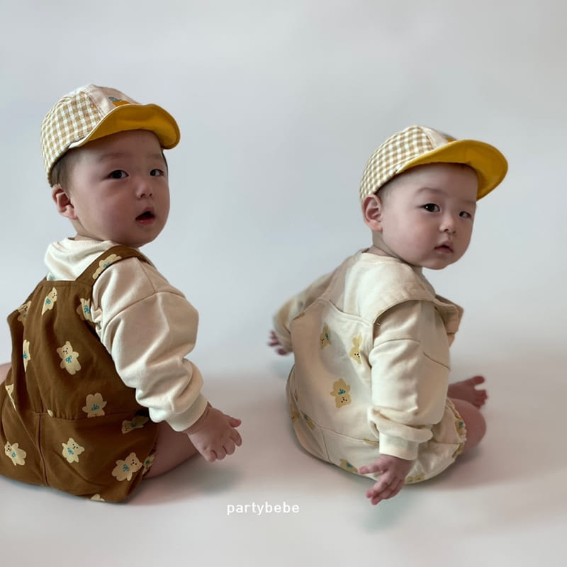 Party Kids - Korean Baby Fashion - #babygirlfashion - Baby Bear Bodysuit - 3