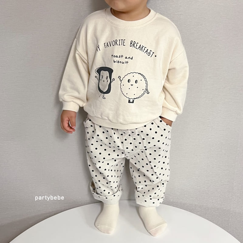 Party Kids - Korean Baby Fashion - #babygirlfashion - Cookie Sweatshirt - 11