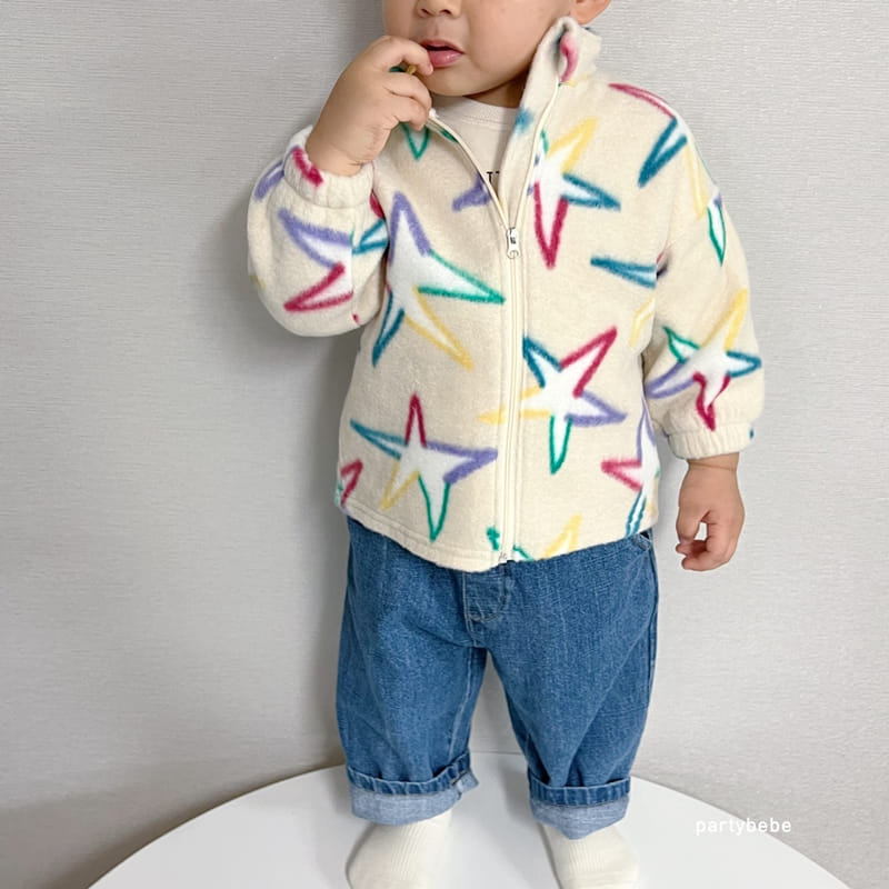 Party Kids - Korean Baby Fashion - #babygirlfashion - Fleece Jumper - 6