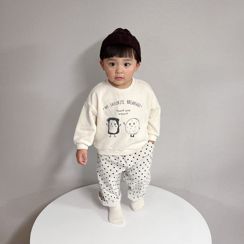 Party Kids - Korean Baby Fashion - #babylifestyle - Cookie Sweatshirt - 12