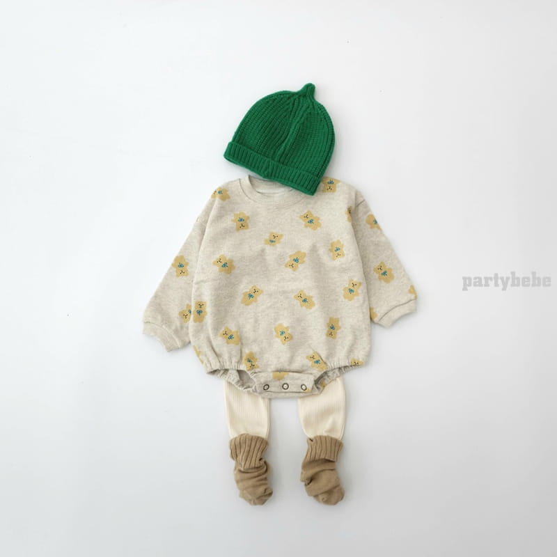 Party Kids - Korean Baby Fashion - #babyoninstagram - Rib Foot Leggings - 7