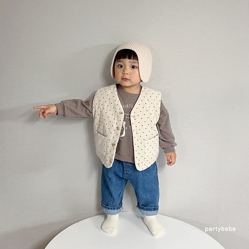 Party Kids - Korean Baby Fashion - #babyoninstagram - Toto Vest - 11