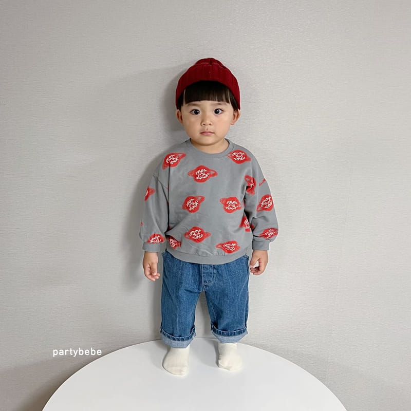 Party Kids - Korean Baby Fashion - #babyoninstagram - Planet Sweatshirt - 9