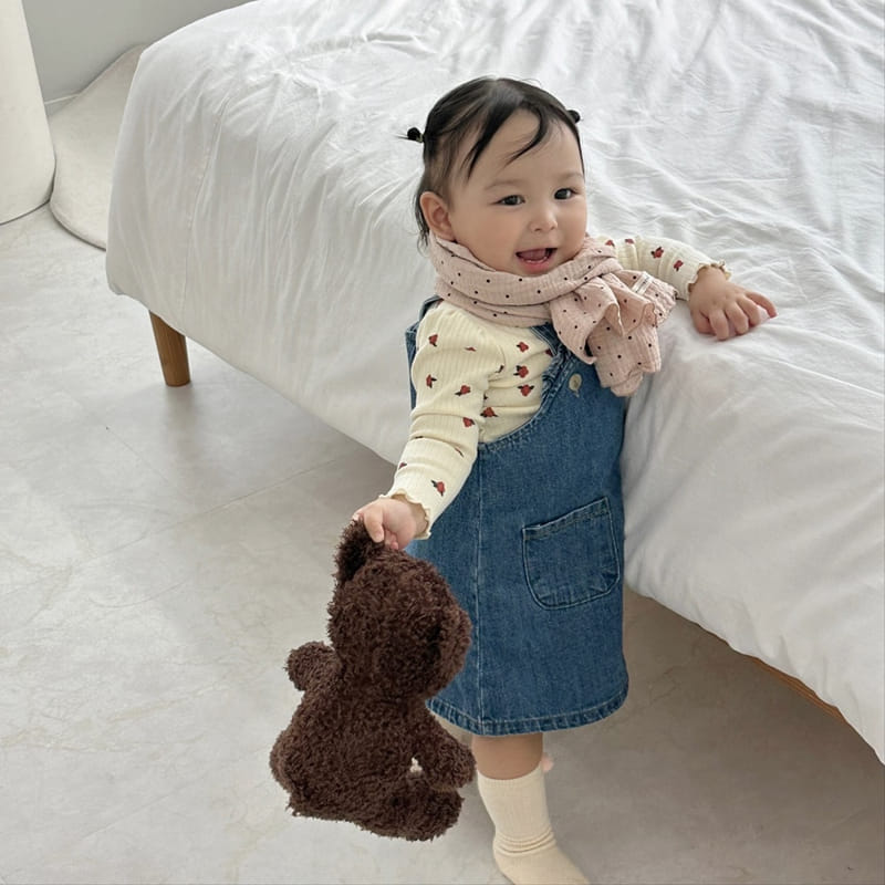 Party Kids - Korean Baby Fashion - #babyootd - Macaroon Muffler - 3