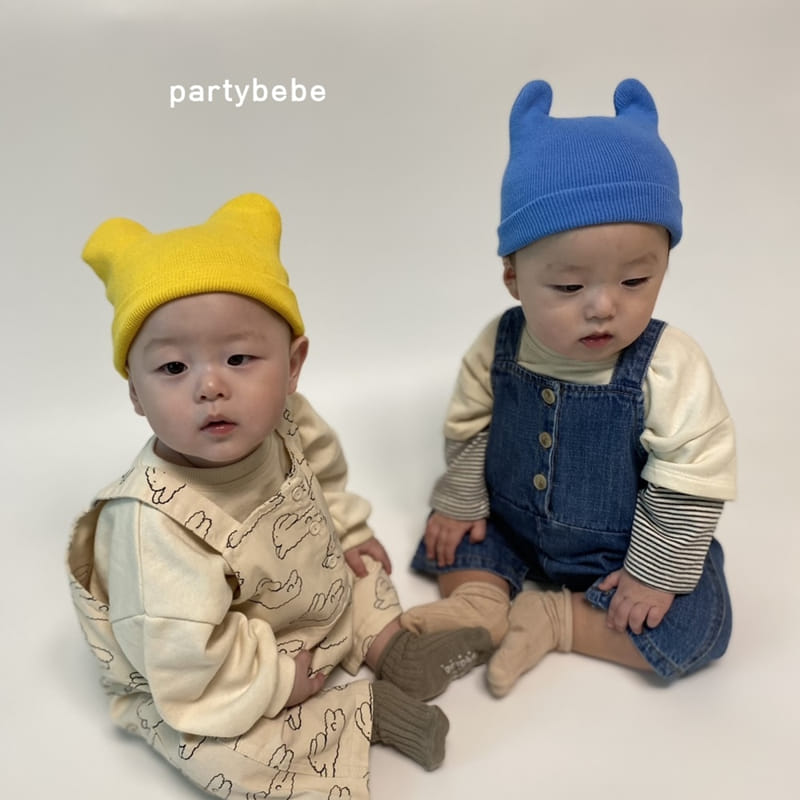 Party Kids - Korean Baby Fashion - #babyootd - Bba Bba Overalls - 7