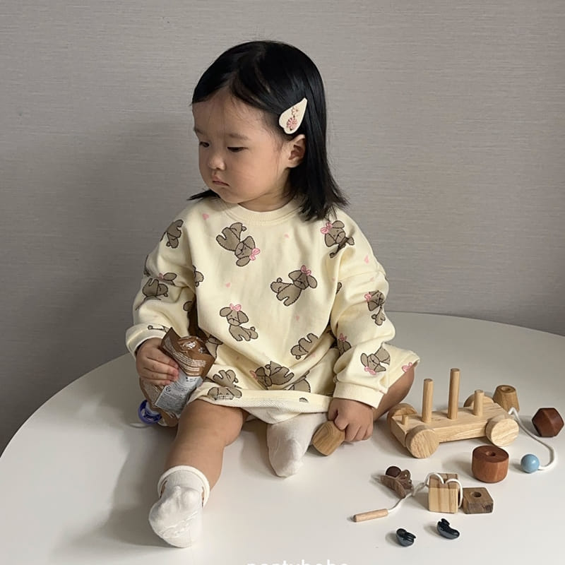 Party Kids - Korean Baby Fashion - #babyoutfit - Puppy One-piece - 10