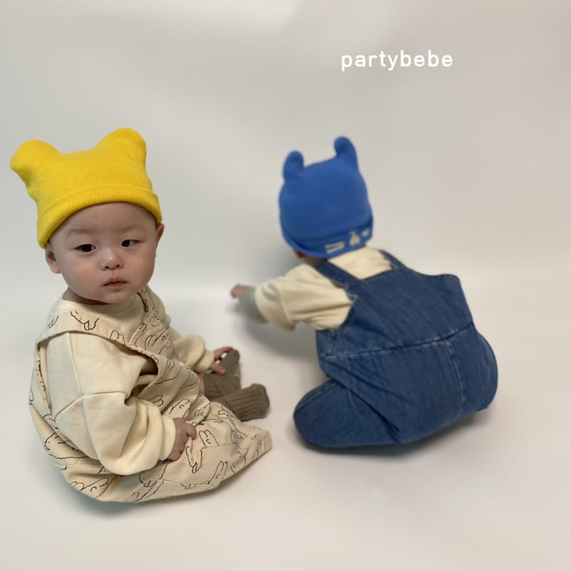 Party Kids - Korean Baby Fashion - #babyoutfit - Bba Bba Overalls - 9