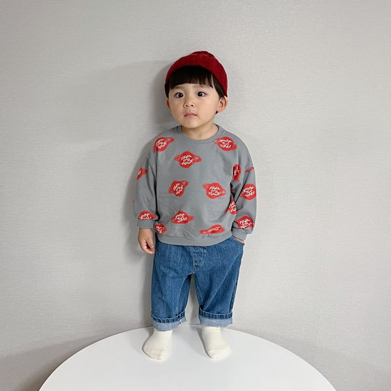 Party Kids - Korean Baby Fashion - #babyoutfit - Planet Sweatshirt - 12