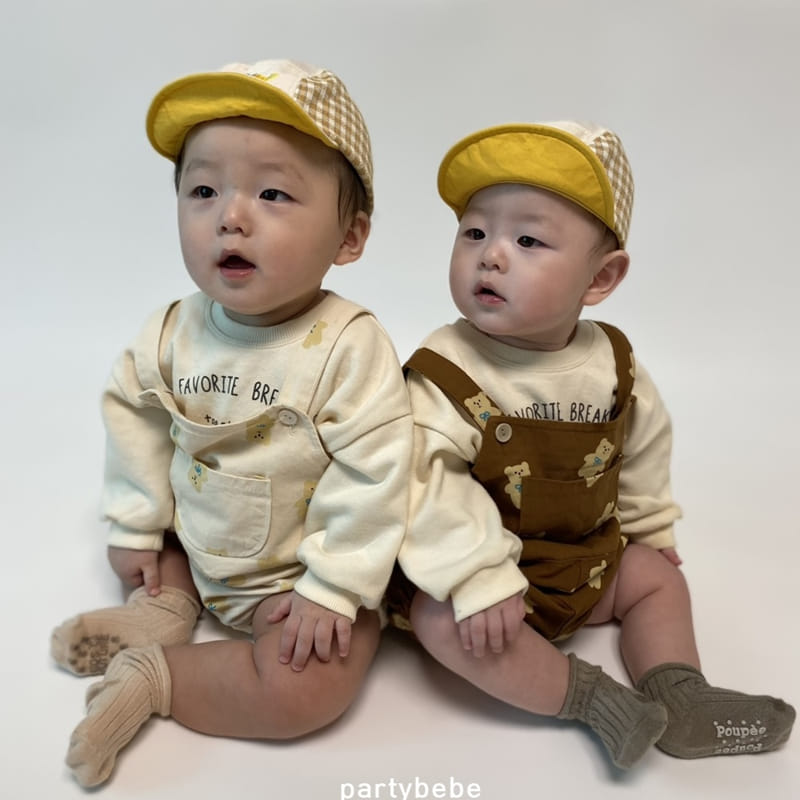 Party Kids - Korean Baby Fashion - #onlinebabyboutique - Baby Bear Bodysuit - 10