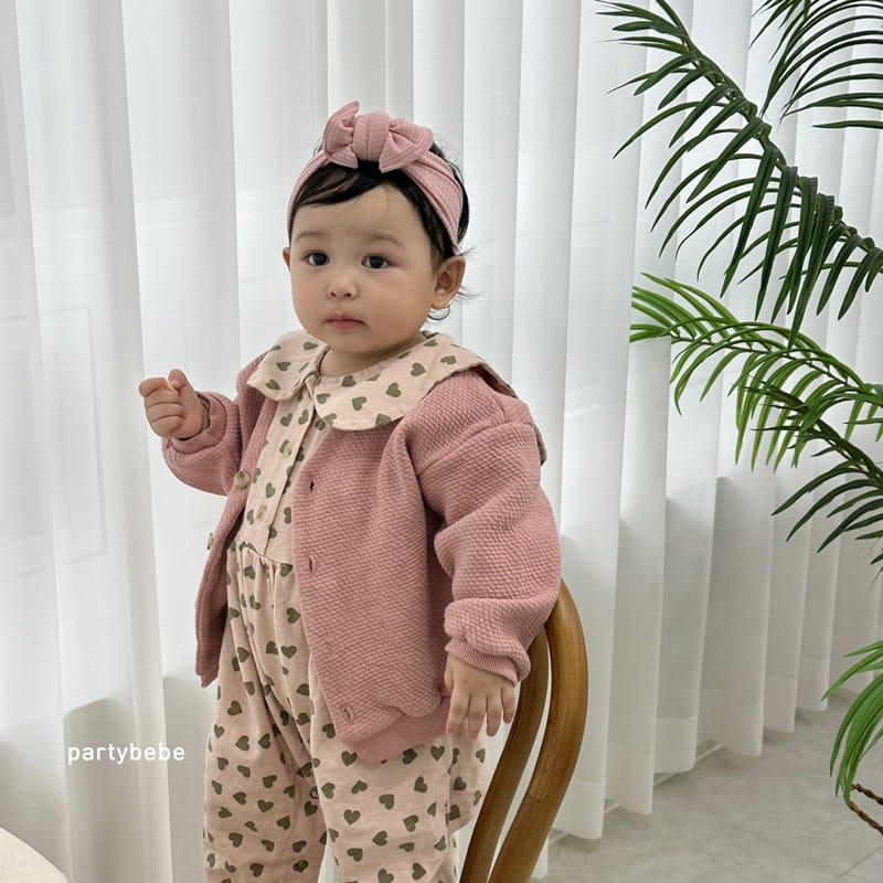 Party Kids - Korean Baby Fashion - #onlinebabyboutique - Mag Butter Cardigan - 5