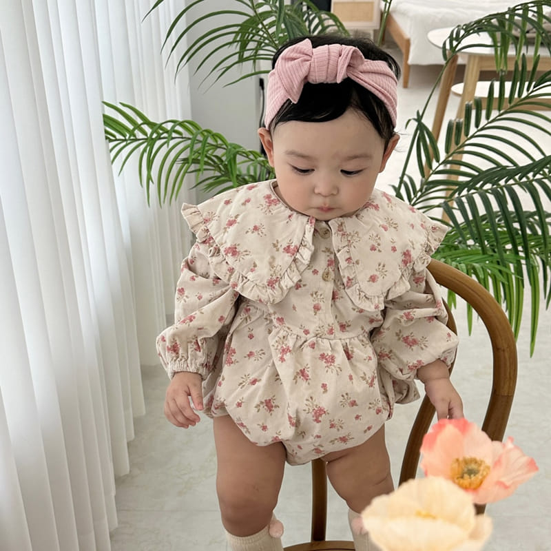 Party Kids - Korean Baby Fashion - #onlinebabyshop - Merry Gold Bodysuit - 7