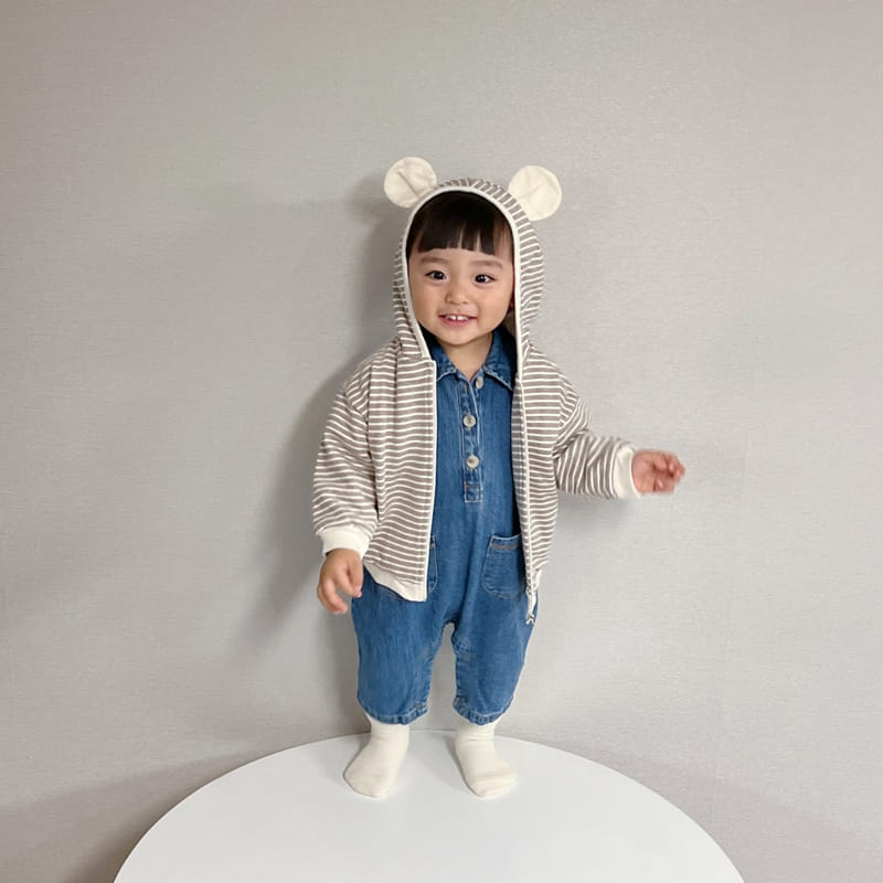 Party Kids - Korean Baby Fashion - #onlinebabyshop - Bear Jumper