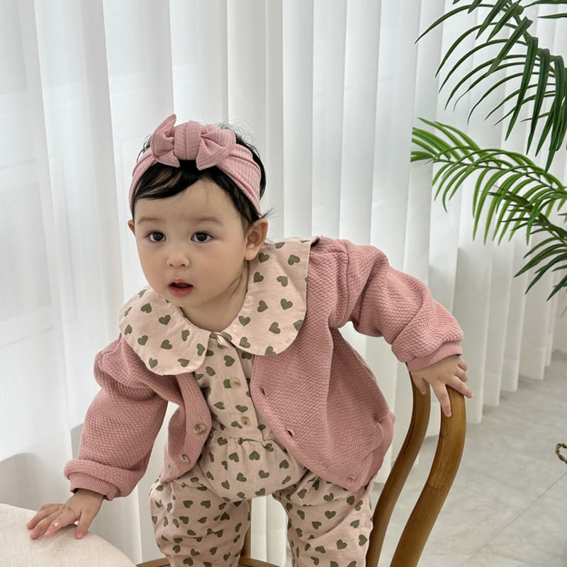 Party Kids - Korean Baby Fashion - #onlinebabyshop - Mag Butter Cardigan - 6