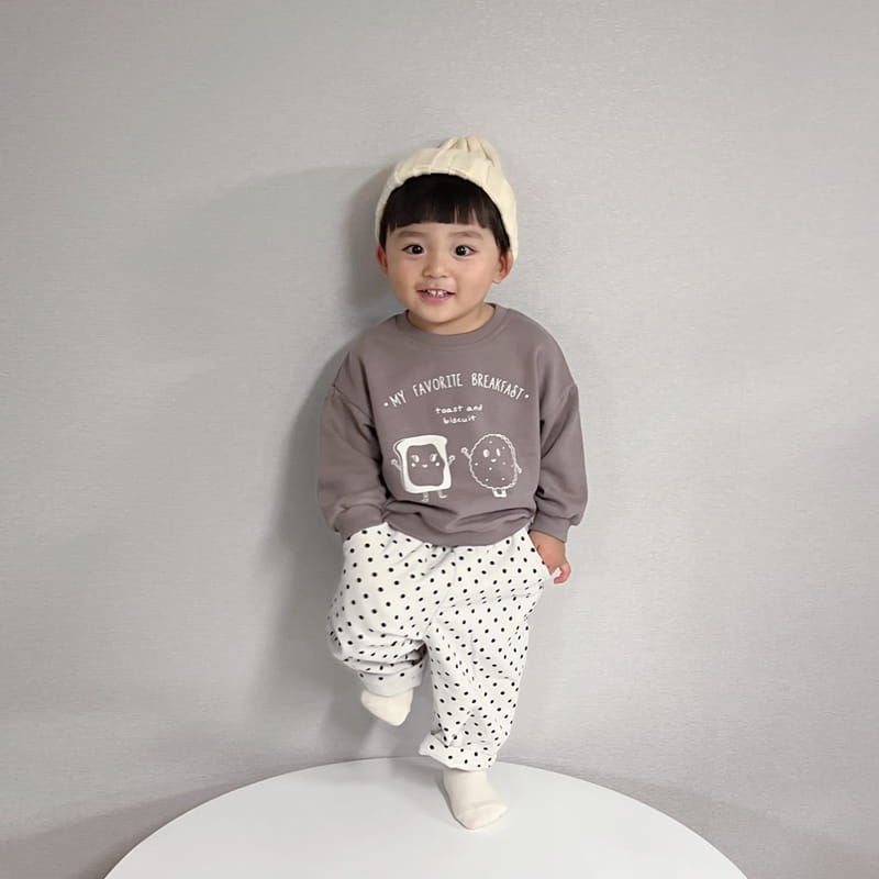 Party Kids - Korean Baby Fashion - #onlinebabyboutique - Cookie Sweatshirt - 4