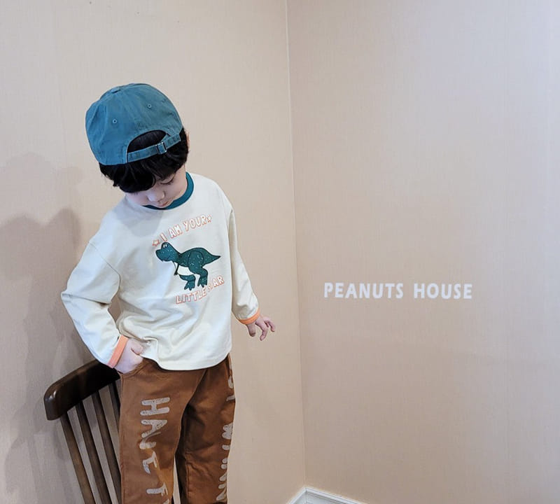 Peanuts - Korean Children Fashion - #kidsshorts - Dino Tee - 5