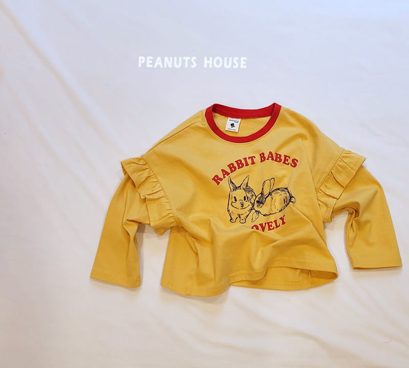 Peanuts - Korean Children Fashion - #magicofchildhood - Rabbit Frill Tee