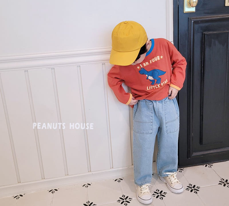 Peanuts - Korean Children Fashion - #minifashionista - Pocket Jeans - 6