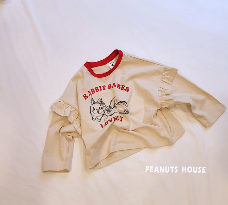 Peanuts - Korean Children Fashion - #minifashionista - Rabbit Frill Tee - 2