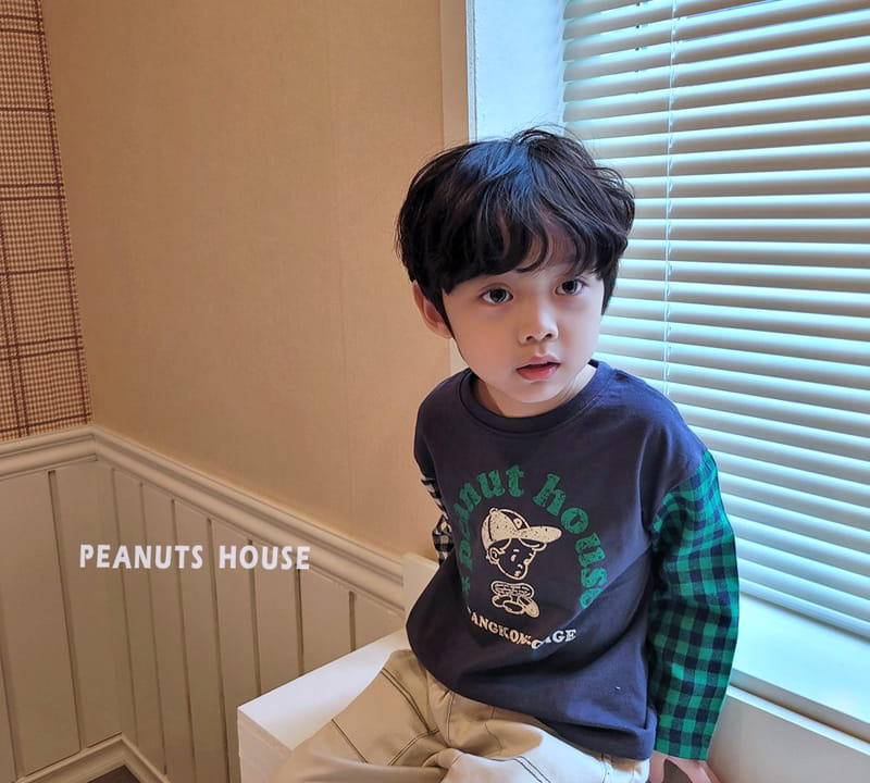 Peanuts - Korean Children Fashion - #prettylittlegirls - Check Tee - 11